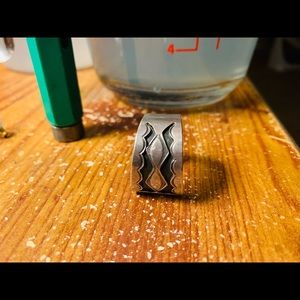 Vintage Pure Silver HandMade Spoon Ring
